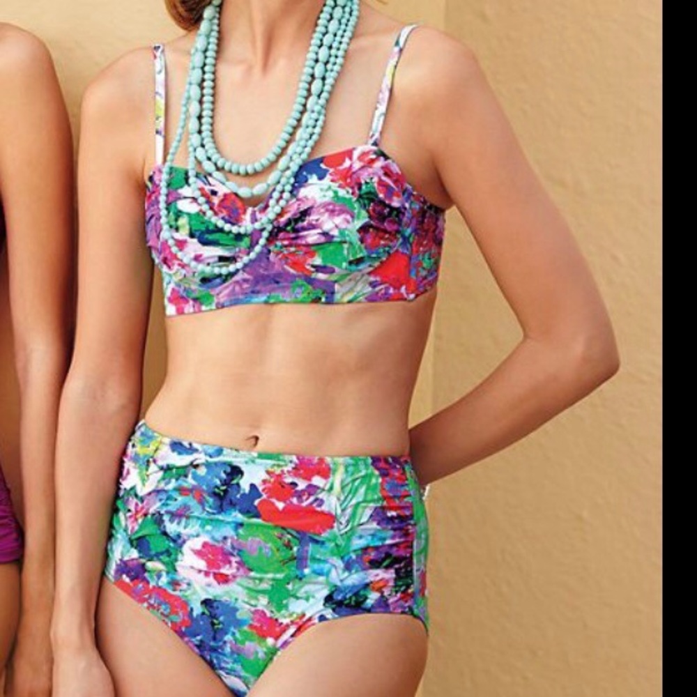 Lands End Floral Bikini